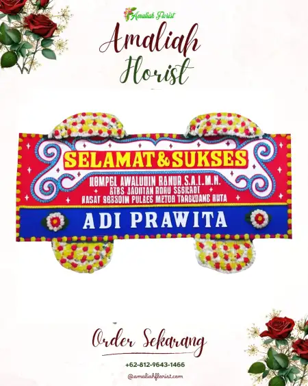Papan Bunga Ucapan Selamat Kiarapedes